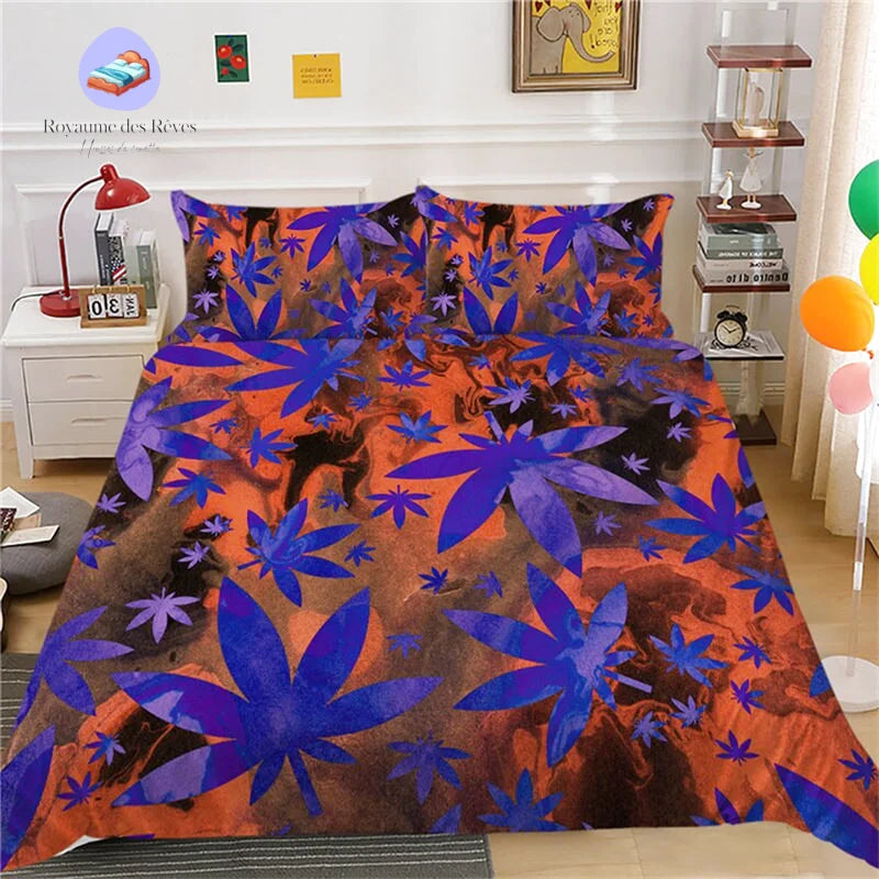 Housse de Couette Cannabis Rastafira