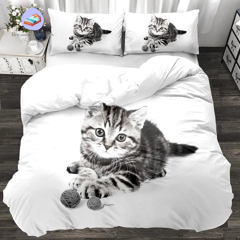 Housse de Couette Chat Enfant