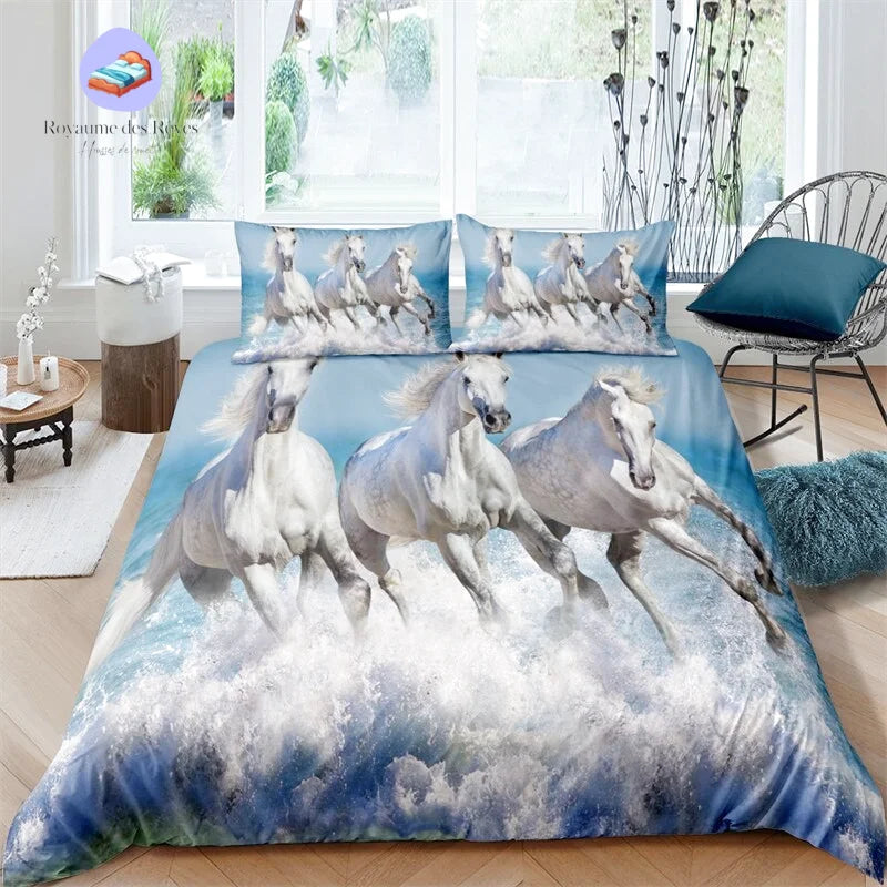 Housse de Couette Cheval 220x240