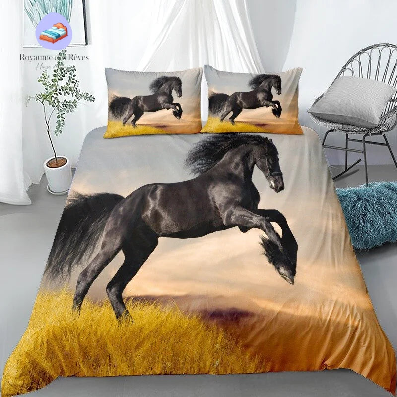 Housse de Couette Cheval Sauvage