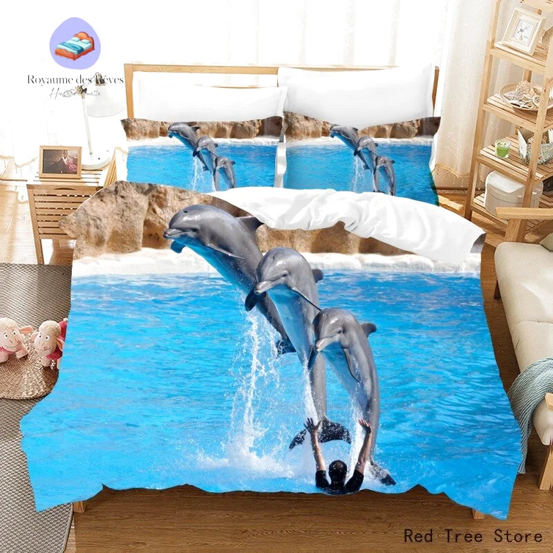 Housse de Couette Dauphin 200x200