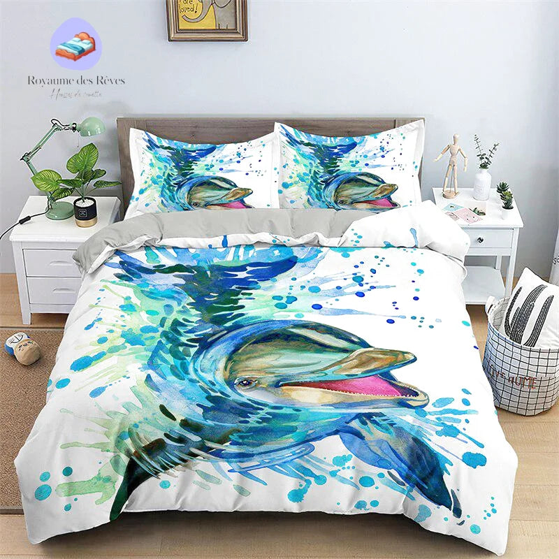 Housse de Couette Dauphin Joueur