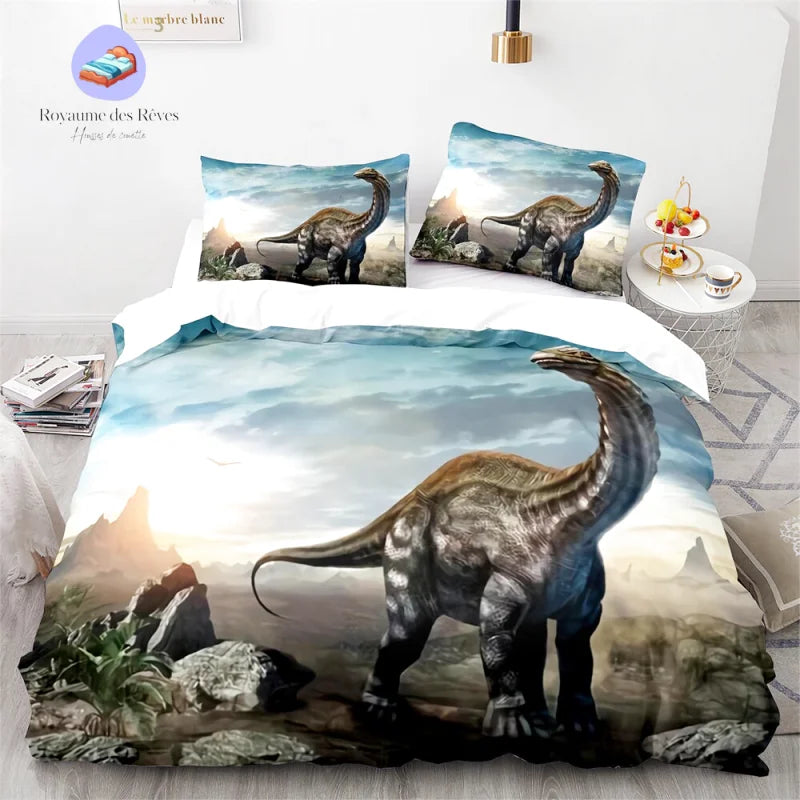 Housse de Couette Dinosaure Brachiosaure