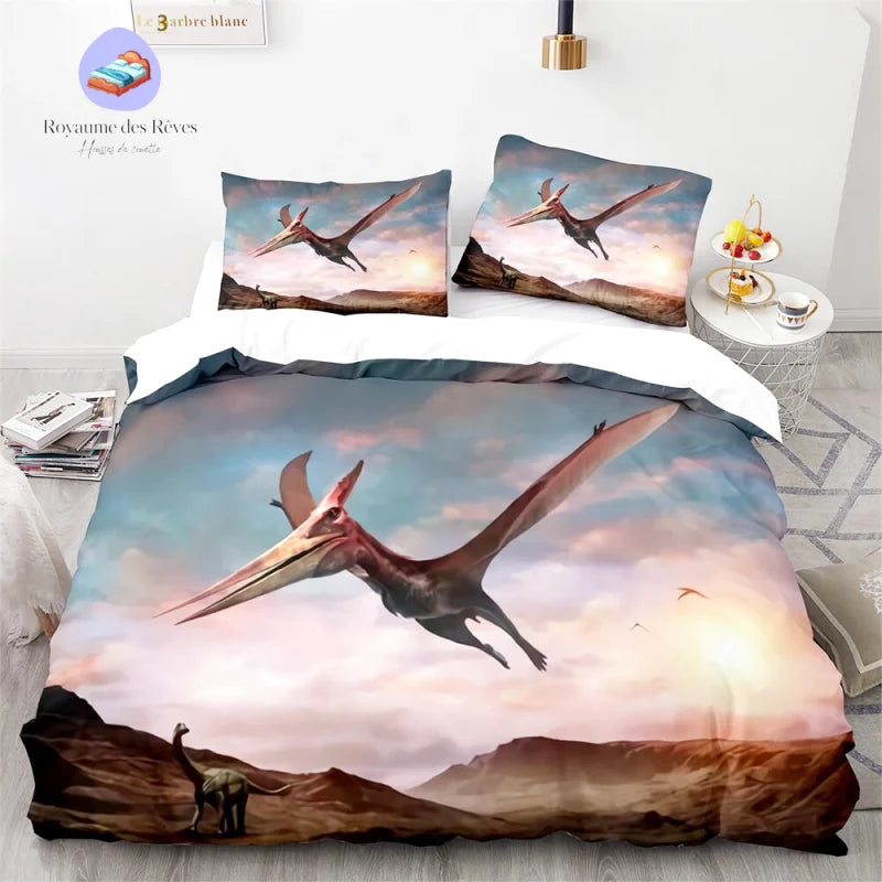Housse de Couette Dinosaure Ptérodactyle