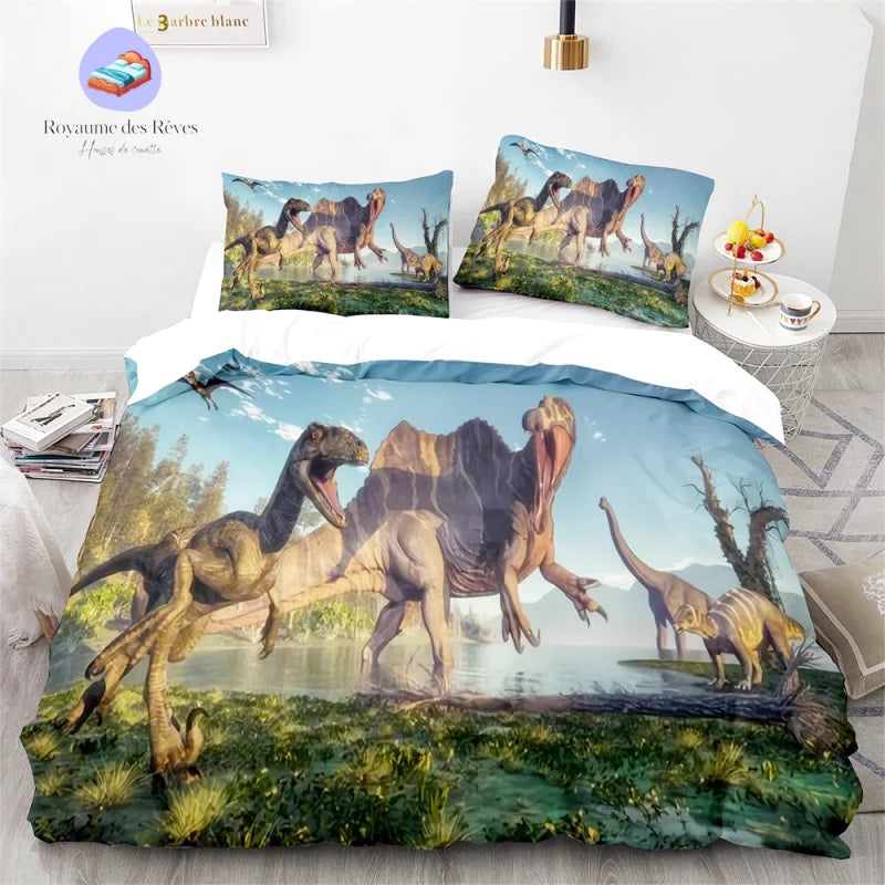 Housse de Couette Dinosaure Tyrannosaure