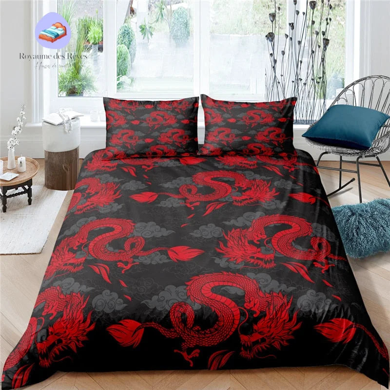 Housse de Couette Dragon 2 Places