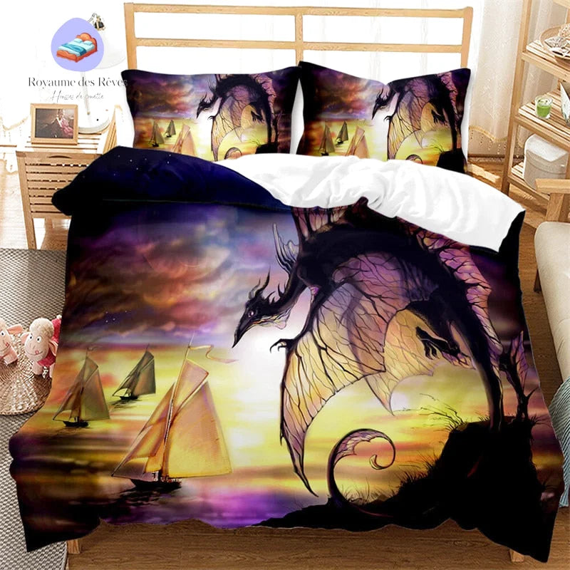Housse de Couette Dragon Terreur
