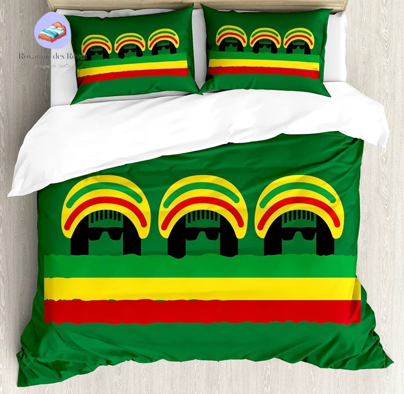 Housse de Couette Drapeau Africain