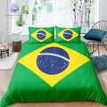 Dekbedovertrek met Braziliaanse vlag