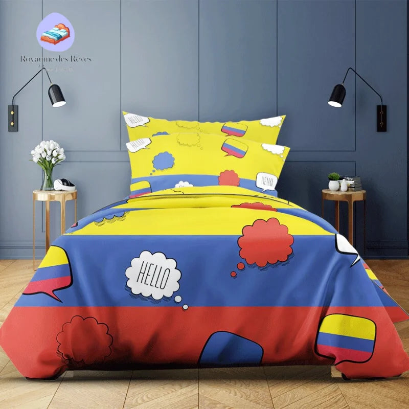 Housse de Couette Drapeau Colombie