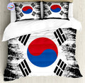 South Korea Flag Duvet Cover