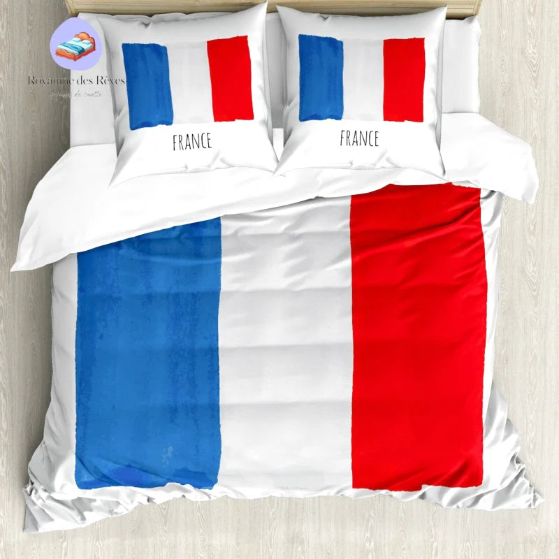 Dekbedovertrek met Franse vlag