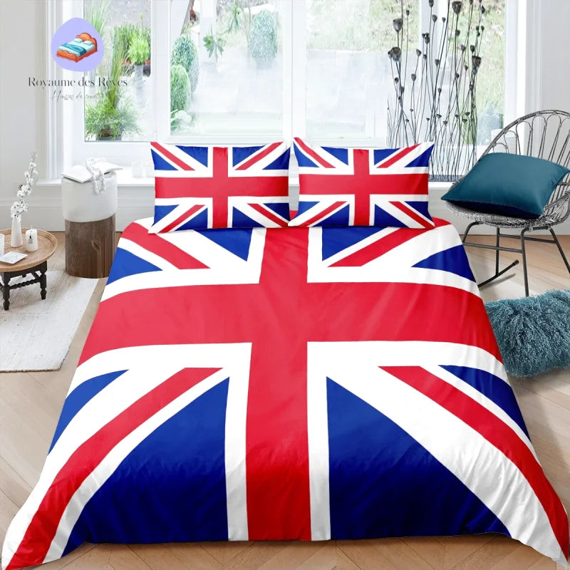 Dekbedovertrek met vlag van Groot-Brittannië