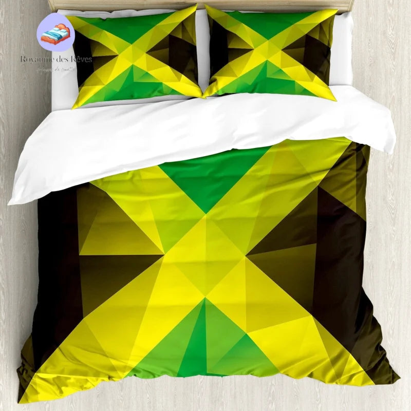 Dekbedovertrek met Jamaicaanse vlag