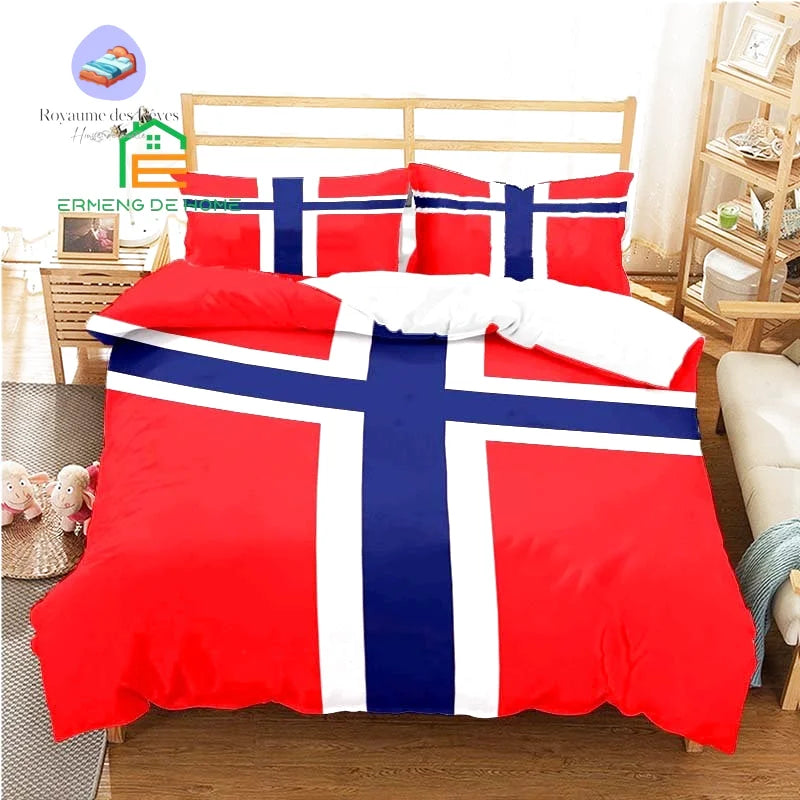 Housse de Couette Drapeau Norvège