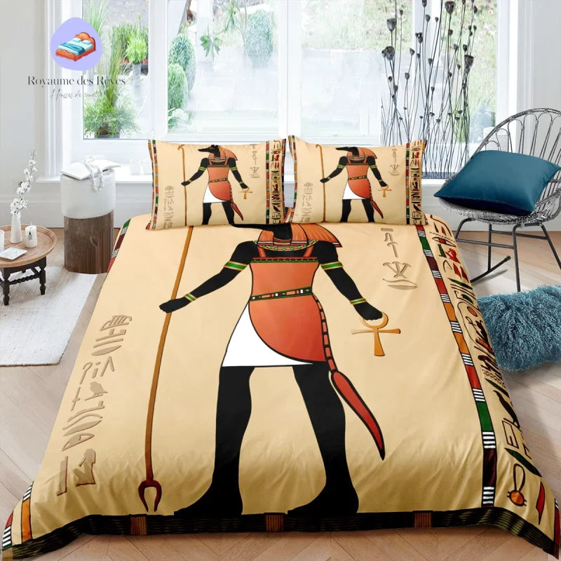 Housse de Couette Egypte Dieu Seth