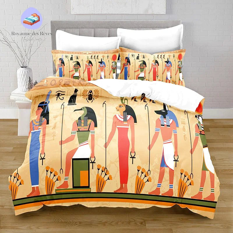 Housse de Couette Egypte Dieux