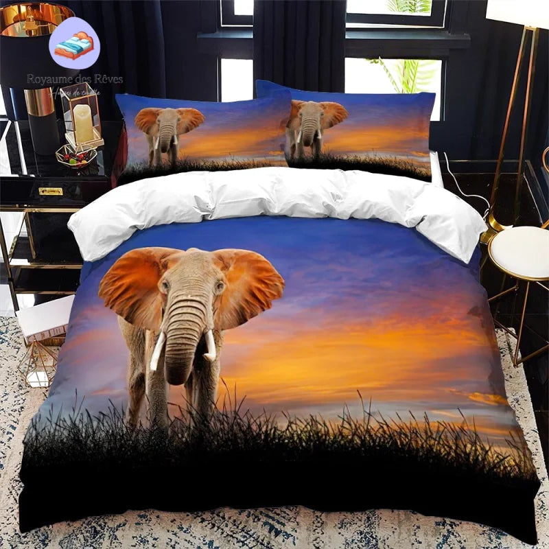 Elefanten-Bettbezug 220 x 240