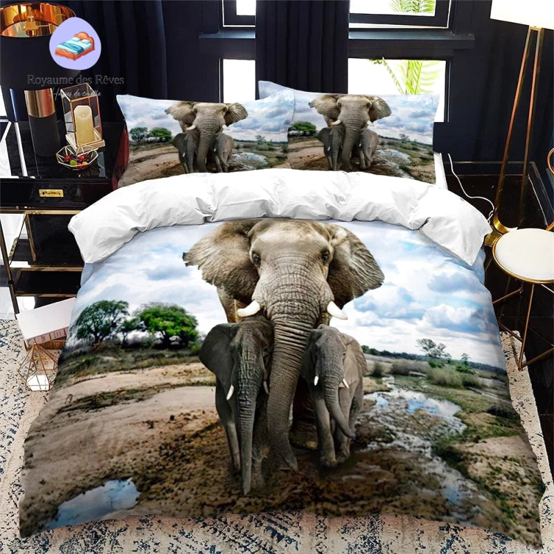 Elefantenstamm-Bettbezug