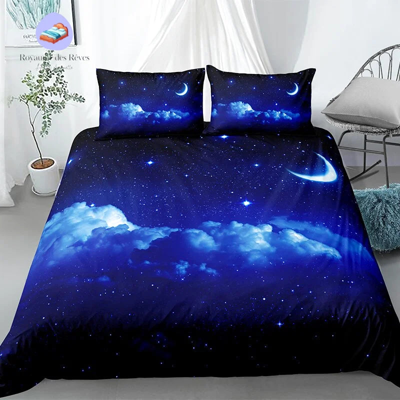 Housse de Couette Espace Lune