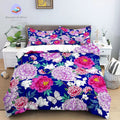 Housse de couette  Fleurs Rose
