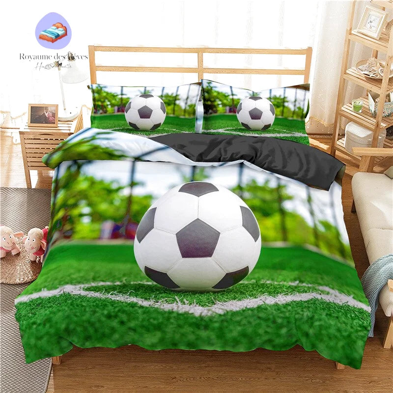 Housse de Couette Foot Pelouse