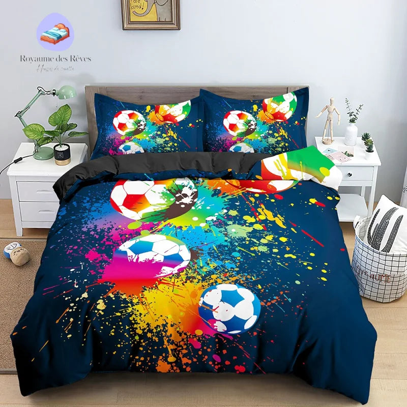 Housse de Couette Foot Soccer