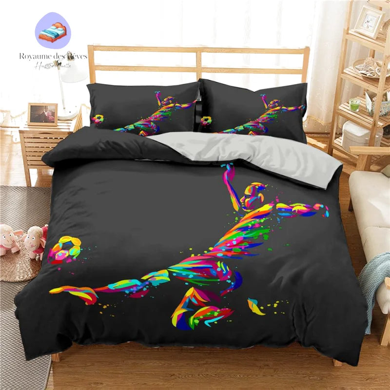 Housse de Couette Football Défenseur