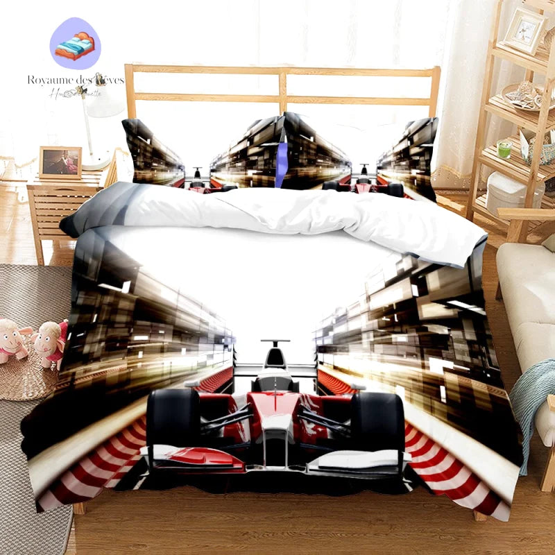 Housse de Couette Formule 1 Circuit