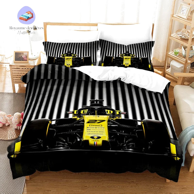 Housse de Couette Formule 1 Renault