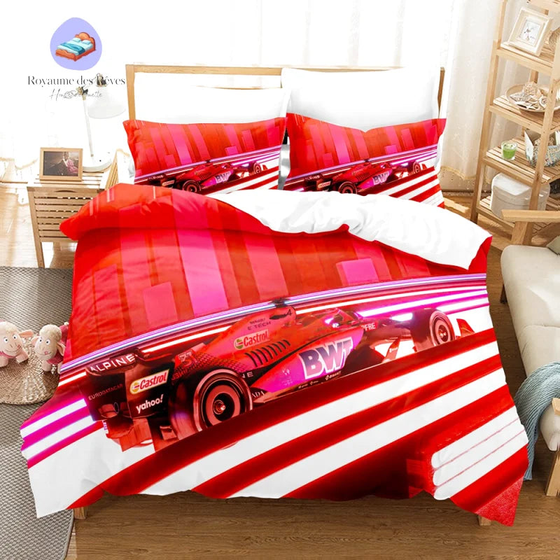 Housse de Couette Formule 1 Vitesse