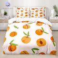 Aprikosenfrucht-Bettbezug