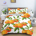 Dekbedovertrek Fruit Sinaasappelen Bladeren