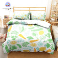 Fruits and Vegetables Vegetable Garden Duvet Cover