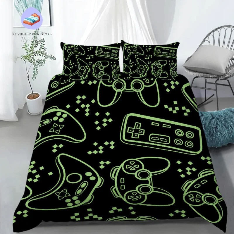 Housse de Couette Gamer Jeux Vidéo