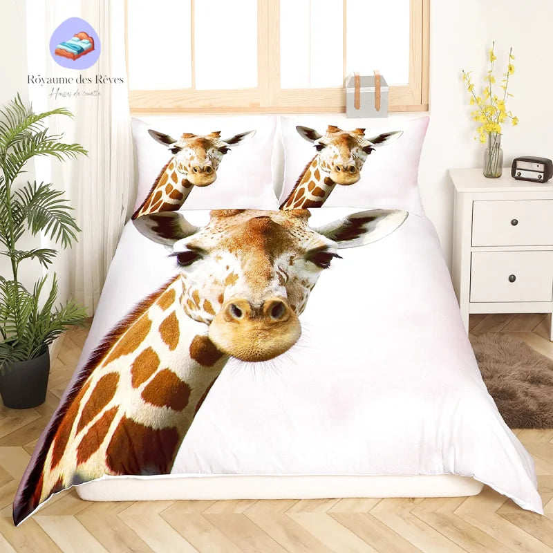 Housse de Couette Girafe Animal