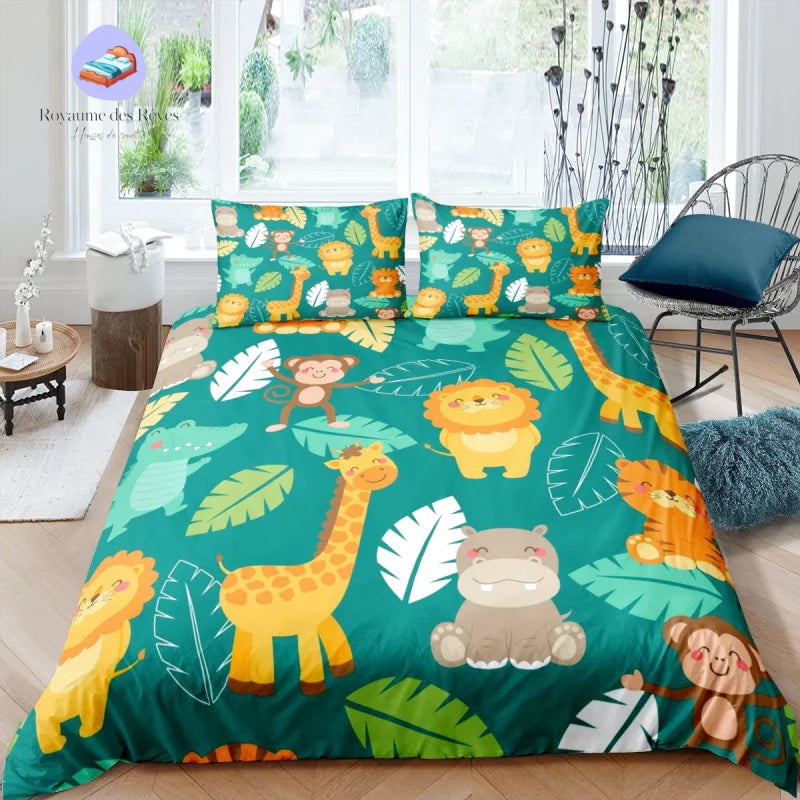 Housse de Couette Girafe Dessin