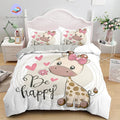 Housse de Couette Girafe Love