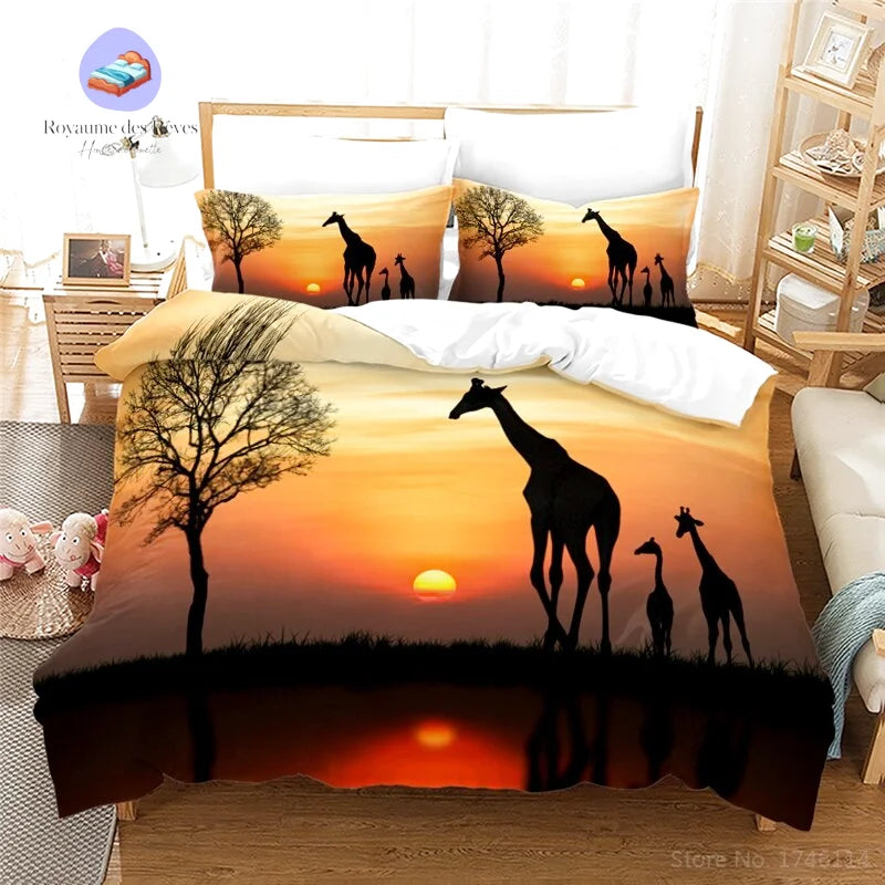 Housse de Couette Girafeau