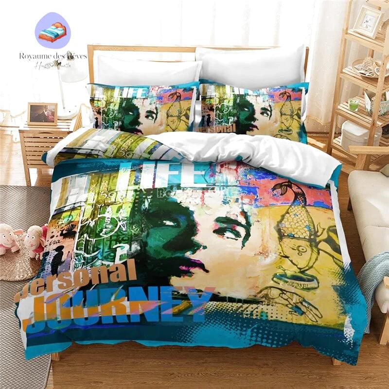 Housse de Couette Graffiti 1 Personne