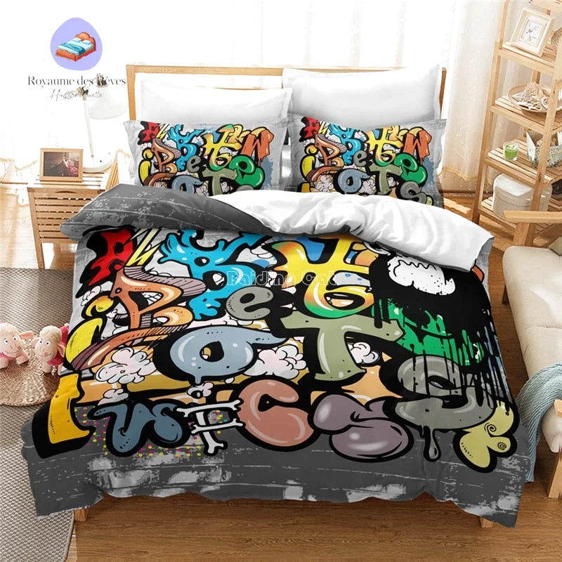 Housse de Couette Graffiti Street