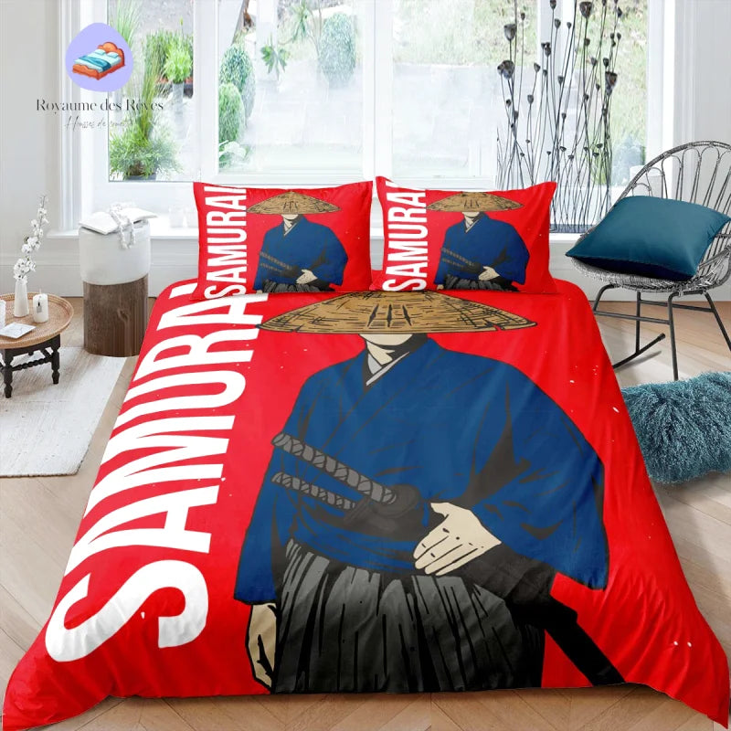 Housse de Couette Guerrier Samouraï