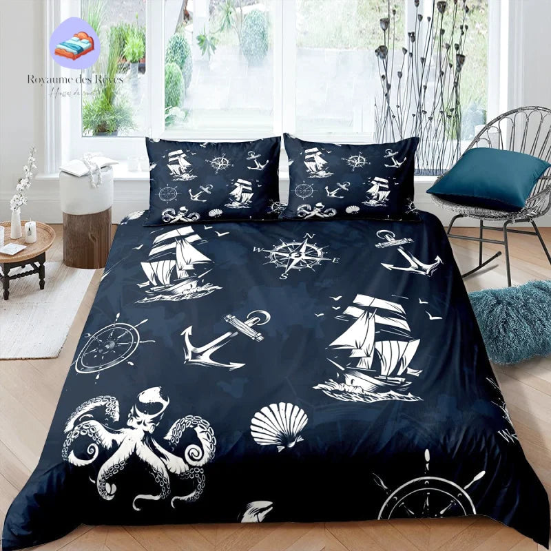 Housse de Couette Imprimé Pirate