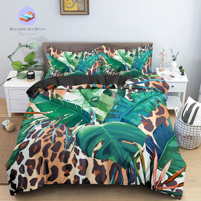 Housse de Couette Jungle Camouflage