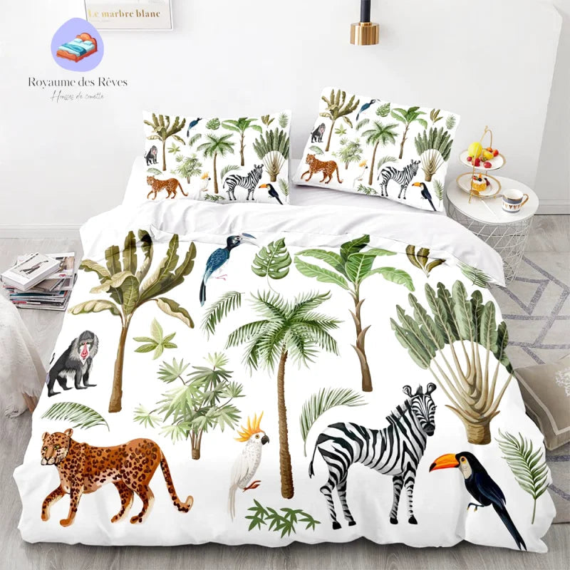 Housse de Couette Jungle Exotique