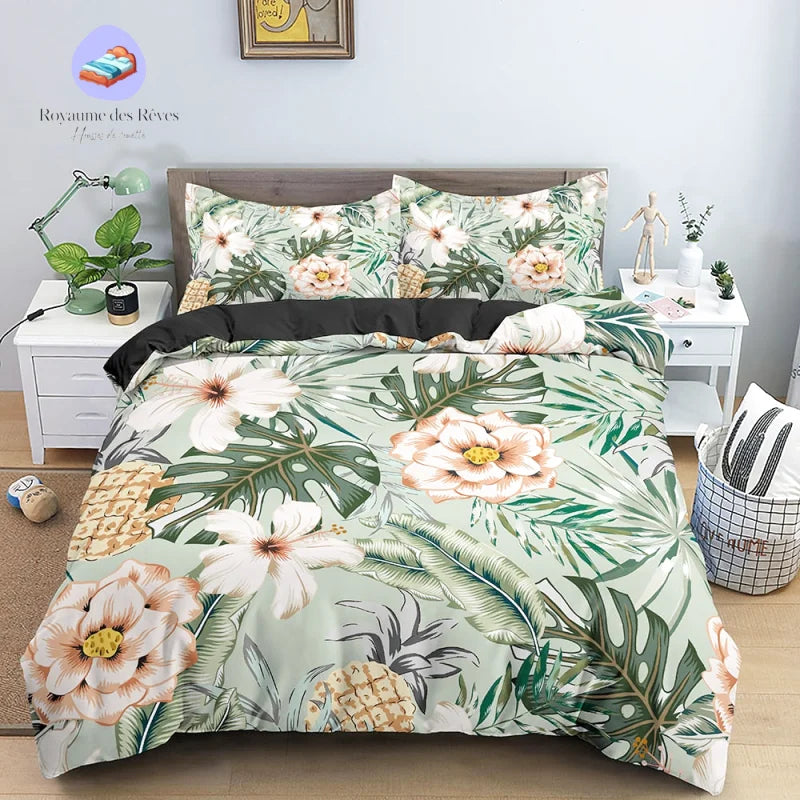Housse de Couette Jungle Floral