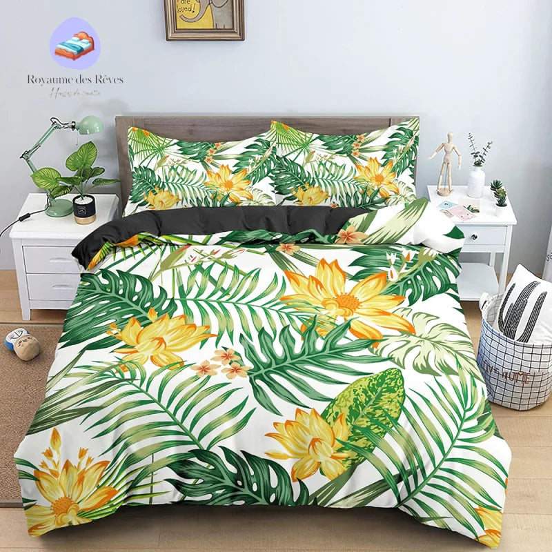 Housse de Couette Jungle Paradisiaque