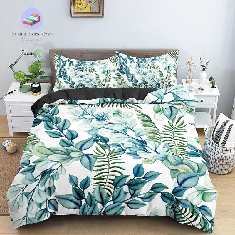Housse de Couette Jungle Plante verte