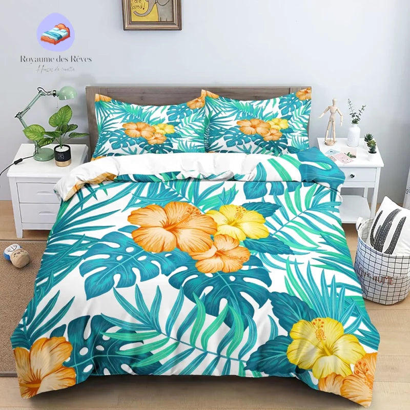 Housse de Couette Jungle Vert