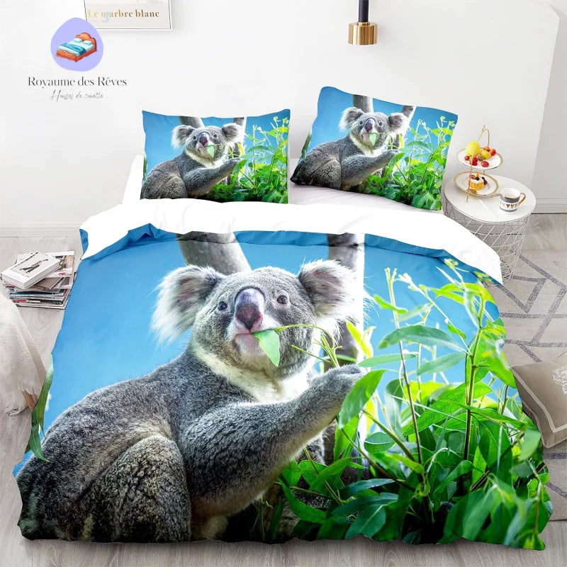 Housse de Couette Koala Eucalyptus